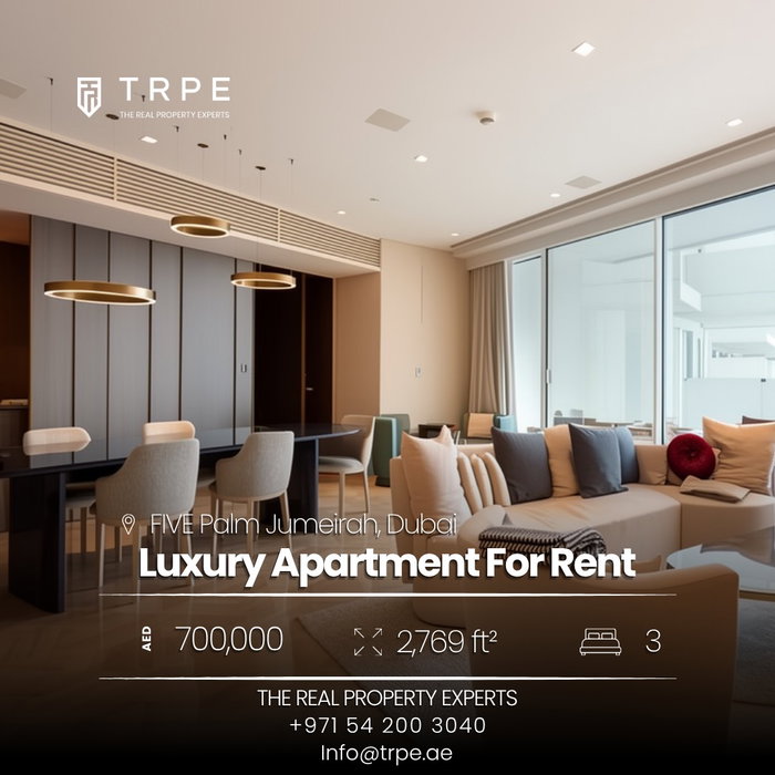 This isn’t just an apartment on Palm Jumeirah it’s resort living at FIVE. 🌴