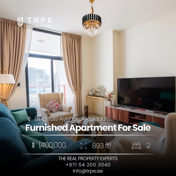 Furnished, vacant and ready to move in 🔑