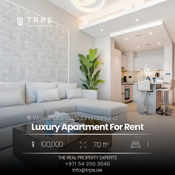 High-floor living in Sobha Hartland. 🏙️