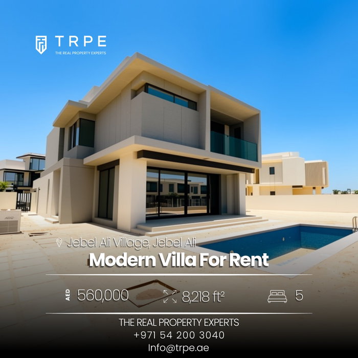 Brand-new family living in Jebel Ali Village.