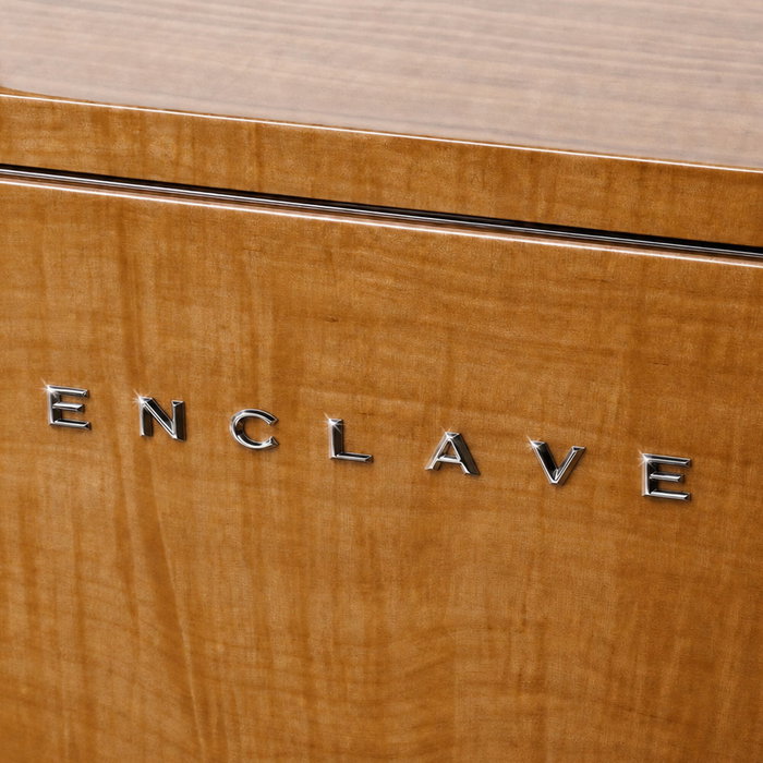 The Enclave™, in hand-finished Fiddleback Maple.