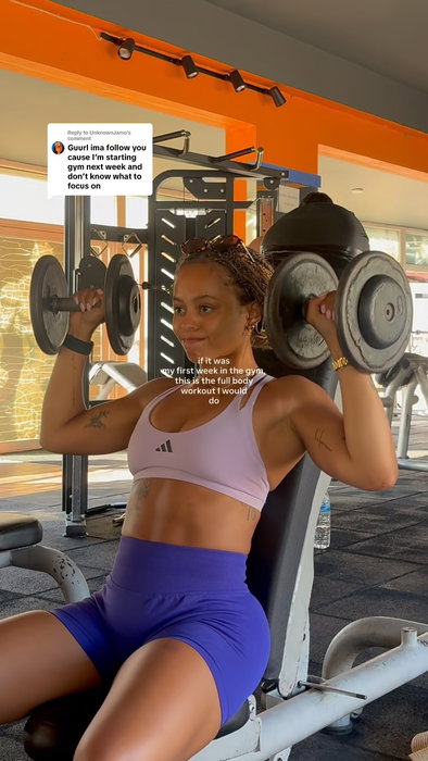if it was my first week in the gym, this is the full body workout I would do! 🤝