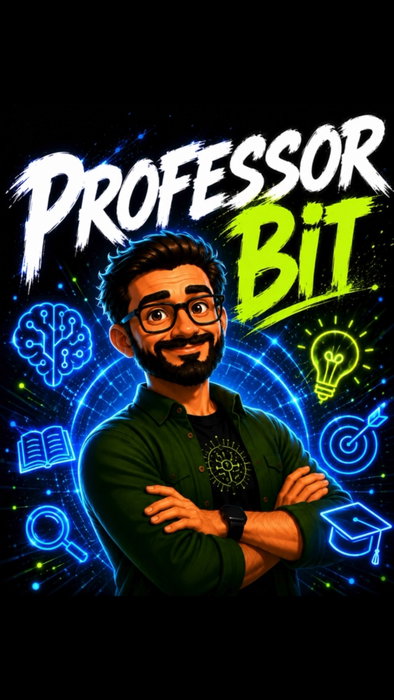 Coneix el Professor Bit. Curiós, didàctic i sempre disposat a posar la tecnologia sota la
