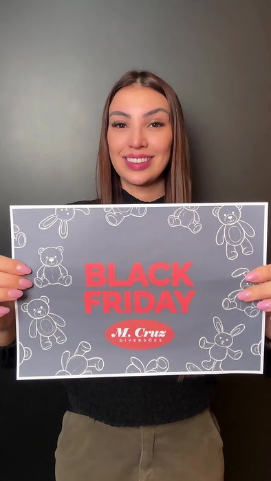Post do Instagram da M.Cruz: Se prepara, porque a nossa BLACK FRIDAY tá chegando e você não vai querer ficar de fora! 🔥 Vem aí uma opor…