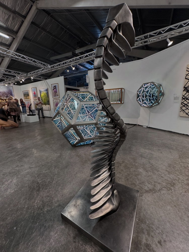 Constantin Ford on view now July 28th -August 1st Represented by @melissamorganfineart Booth A1 @intersectartanddesign @