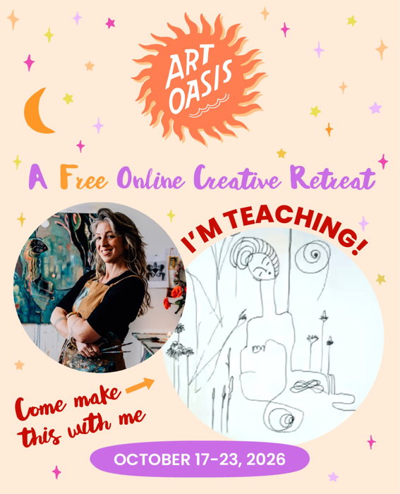 FREE WEEK-LONG ONLINE ART RETREAT - October 17 - 23 ✨🎨✨ Hey ya’ll. My friend @jessicaswift created a really…