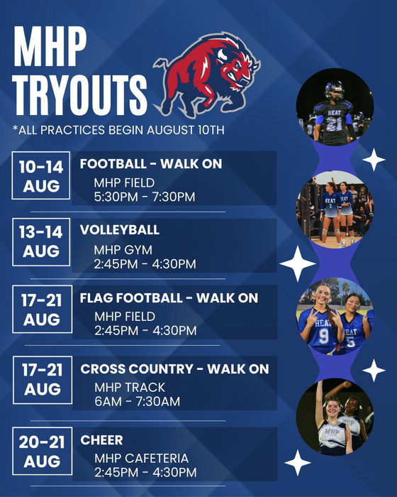 Madison Highland Prep on Instagram: 🔥 Find your team. Bring the Heat.

Fall athletic tryouts are almost here! Whether you’re returning 