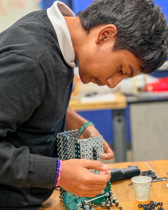 Madison Highland Prep on Instagram: Students are designing and building robots that can walk without wheels, putting engineering, creati