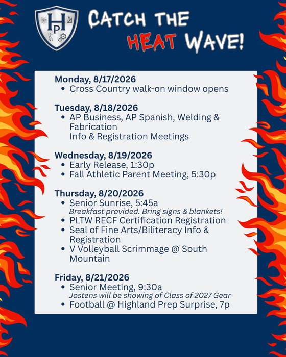 Madison Highland Prep on Instagram: See what's happening @ The Prep this week!