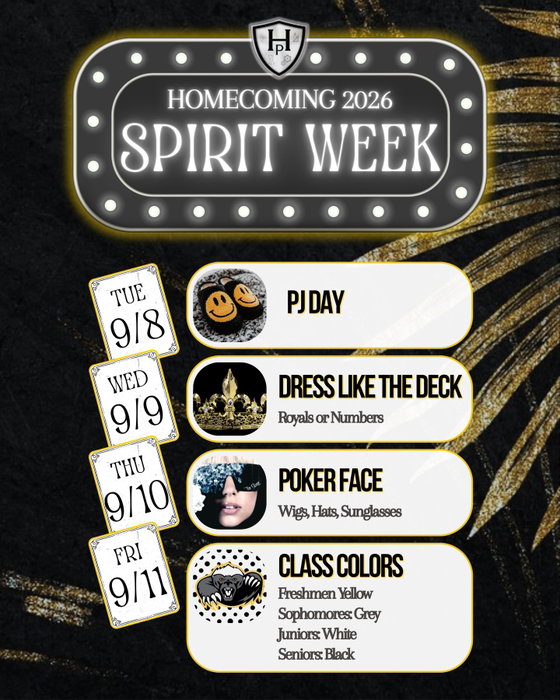 Highland Prep on Instagram: It’s time to show your school spirit, Badgers! 🎰

Homecoming 2026 Spirit Week is coming up! Check o