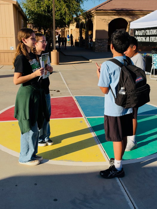 Highland Prep West on Instagram: Connecting with future Hornets! 💚

Highland Prep West enjoyed visiting the students at Arts Academy
