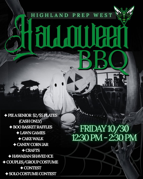 Highland Prep West on Instagram: 🎃👻 Get ready for a spooktacular time at Highland Prep West’s Halloween BBQ!

Join us Friday, Octob