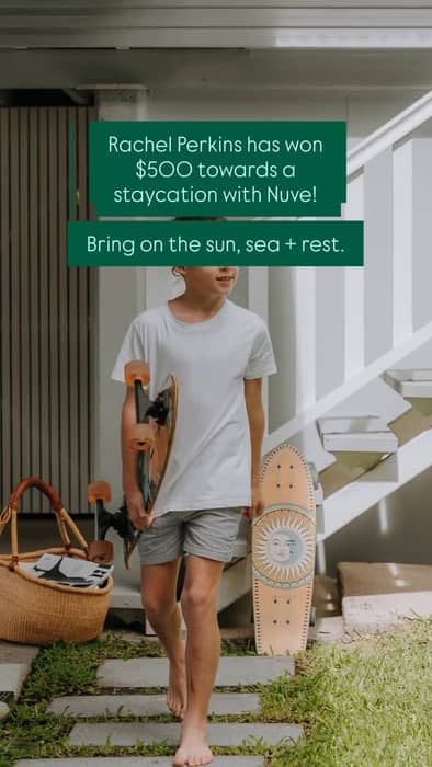 Our final festive win goes to Rachel Perkins and @nuve.escapes ✨ A $500 voucher towards a staycation or holiday — the ultimate post-Christma