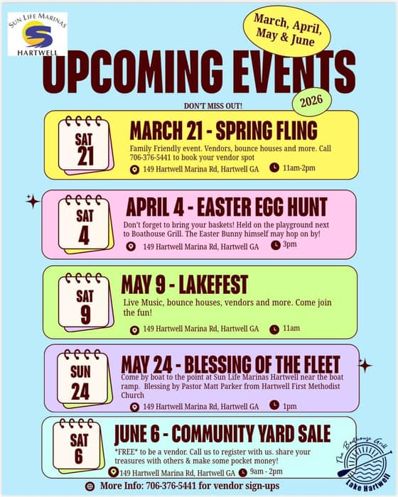 Instagram post from the marina