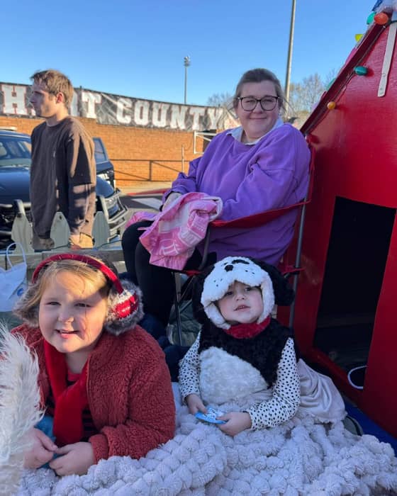 We had such a good time today joining in the Hartwell Christmas Parade.