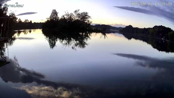 Instagram post from the marina