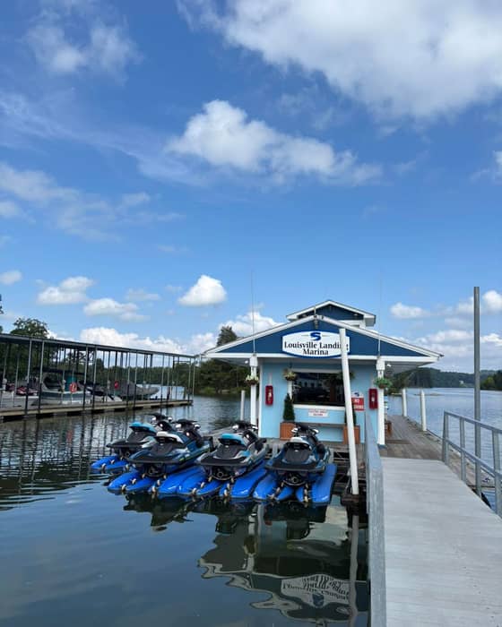 Another beautiful summer day on the lake. Come on down and see us.