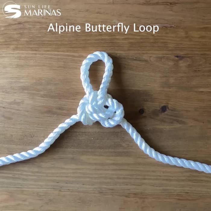 Know your Knots:
Alpine Butterfly Loop
The Alpine butterfly loop is a knot used to form a fixed loop in the middle of a rope, it can be made in a rope without access to either of the ends.
