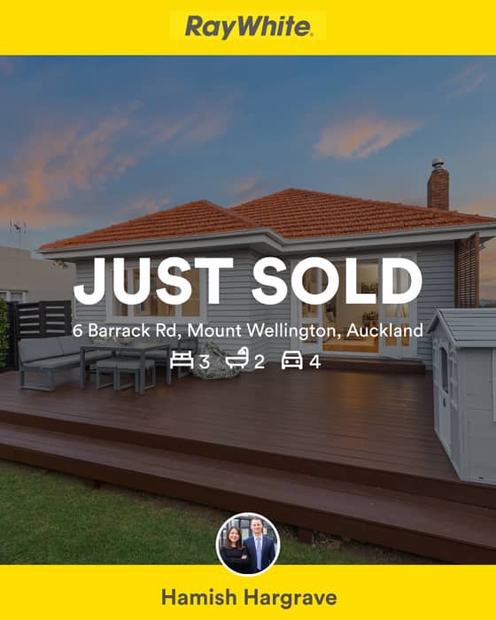 🛌 3 🛀 2 🚘 4
📍 6 Barrack Rd, Mount Wellington, Auckland

My latest sale on RateMyAgent.
Individua