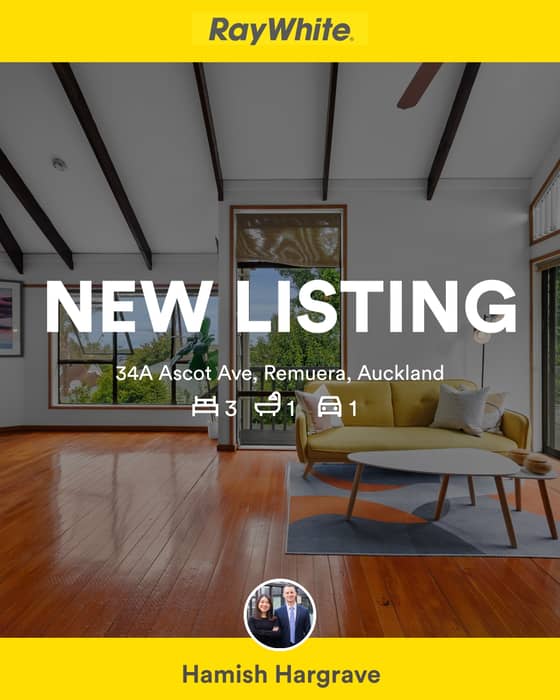 🛌 3 🛀 1 🚘 1
📍 34A Ascot Ave, Remuera, Auckland

My latest listing on RateMyAgent.
Individual: Sa