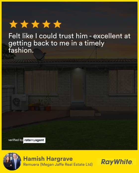 My latest RateMyAgent review in Mount Wellington.
Individual: Salesperson 20044107

Licensed REAA 20