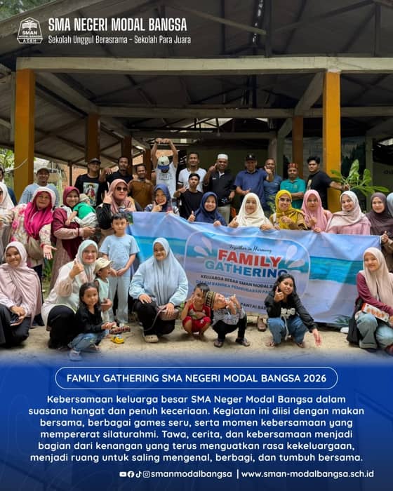Kebersamaan keluarga besar MOSA dalam suasana hangat dan penuh keceriaan. Kegiat