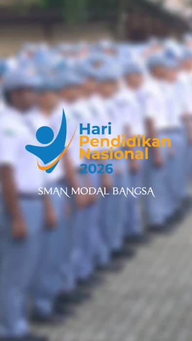 SMAN Modal Bangsa melaksanakan upacara Hari Pendidikan Nasional dengan penuh khi