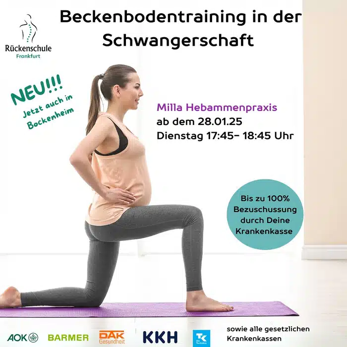 NEU!! Beckenbodentraining in der Schwangerschaft 🤰 💪🏻 
Dich erwarten Wahrnehmungsübungen f