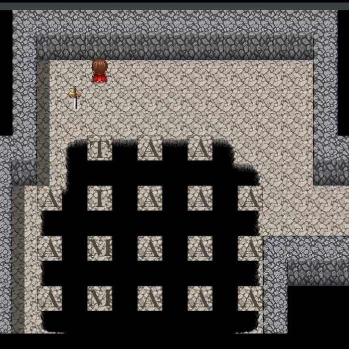 Friday Puzzle Challenge for my RPGMaker fans and the Indiana Jones fans - Only in the footsteps of Timmy will he proceed. Puzzle h