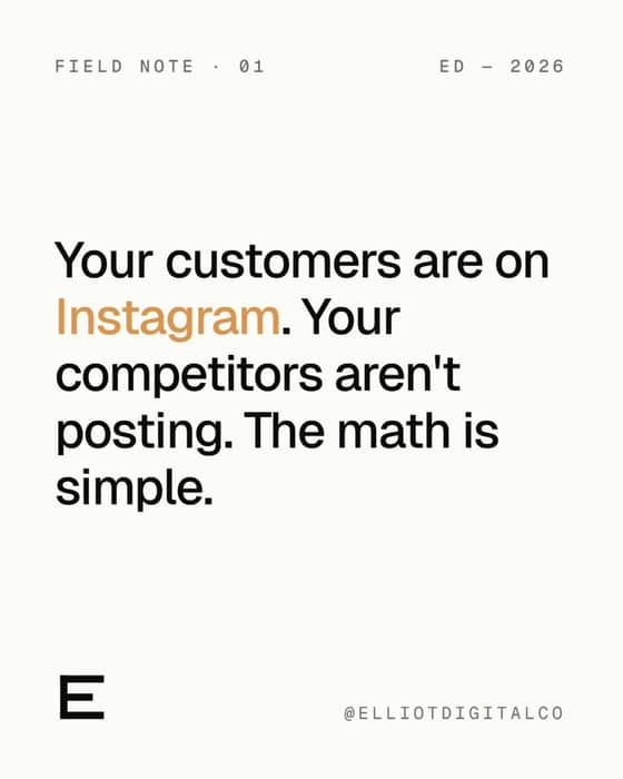 Instagram post by @elliotdigitalco — Elliot Digital