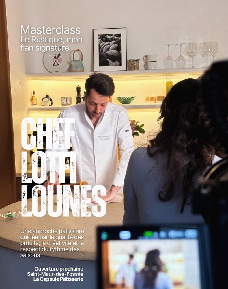 Le Rustique, mon flan signature.

Une création guidée par l’authenticité, la précision du goût et l’exigence du produit.

Finaliste du palmarès du meilleur flan de Paris Île-de-France, présenté dans l’émission Très Très Bon sur Paris Première 📺

📍 La Capsule Pâtisserie — prochainement à Saint-Maur-des-Fossés

Une adresse où le goût, le produit et le geste trouvent leur expression ✨