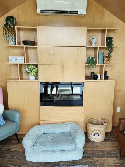 Interior

Cozy, inviting, calming. These are guiding principles for crafting a sanctuary. This is a room for both clients and their beloved pets in their final moments. 

Some cabinets from our modular selection are mixed in with contemporary seating. The mini split HVAC keeps the space perfectly comfortable while the electric fireplace adds a touch of homestyle ambiance.

Our client's compassion shines through as she supports families during this tender time.

I'm not crying; you're crying. 🥺

#InteriorDesign #PetFriendlySpace #EmotionalSupport #CozyVibes #CompassionateCare #HealingSpaces