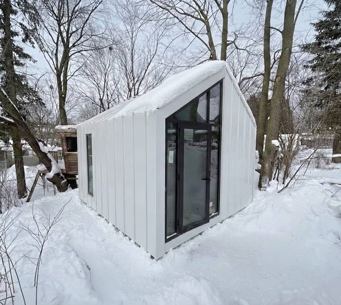 It's been a busy winter. One client is wrapping up and another is working away, it's the one pictured in this post. What makes this one so special you ask?! Why, it's the first of its kind.... read 👇

This past summer, us humble Bunkie folks connected with industry leading passive home builder, Ben and Chris, from @evolvebuildersgroup. It was quickly apparent we share a vision of sustainably-minded structures that pay homage to the past and look to the future. So what does that mean?

Over the next month we'll share more about where we see the future of home building. The Bunkie pictured is a part of that beginning. It's the first permitted digitally fabricated Bunkie in Canada. Not an ADU (more to come on that) but a 175 sqft flexible space that serves many daily purposes and it will take several posts to unravel 😉

Stay tuned on our collaborative efforts and what we will create in our own way towards the future of home building.

✌️

#thebunkie #evolvebuilders #sustainablebuilding #digitalfabrication #firstofitskind #canadianinnovation