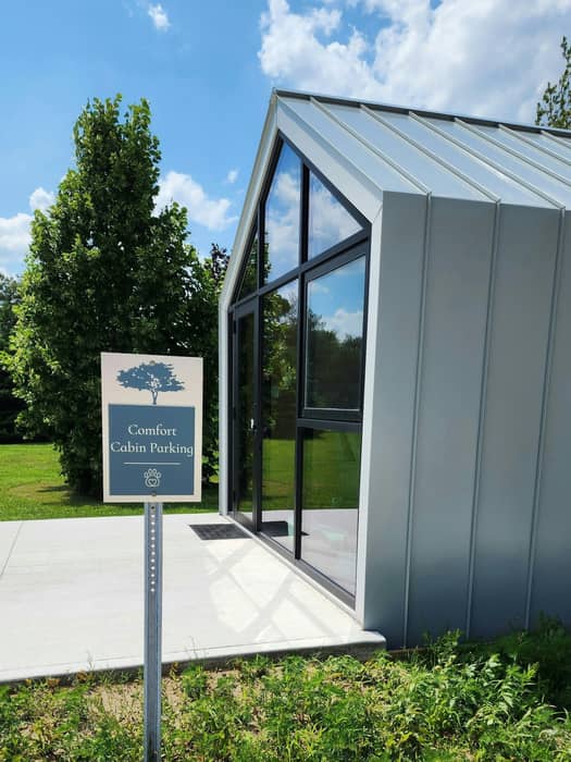 There are so many potential uses for our Bunkies. This one has a beautiful and tender purpose.

Our client's vision was to create a bright, peaceful, and inviting space. Something unique and modern that could be outfitted well to provide a comforting environment for a very special time of need. 

We'll roll out this installation over the next week. It's really well done.
#TheBunkie #PeacefulSpace #ModernDesign #veterinarian #collingwood