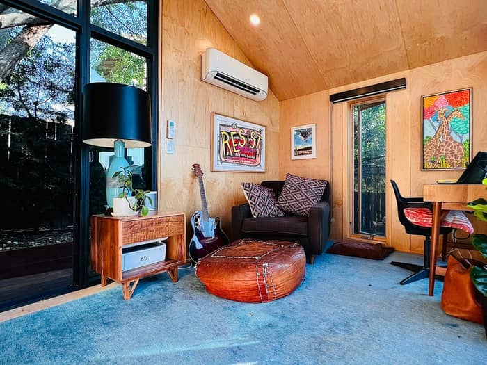 The Nest Nook: the quiet corner inside many of our Bunkies where life naturally slows down. It's the place for morning coffee, winter reading, soft light, and a little pause in the day.

Built into the clean lines of the Bunkie, the nook feels tucked-in and welcoming. As the snow arrives, it turns into the warmest seat in the house.

If you're imagining a Bunkie of your own, this small detail may just become your favourite place. 

 #TheBunkieCo #NestNook #InteriorInspiration #WinterBunkie #CozyNook #SmallSpaceDesign