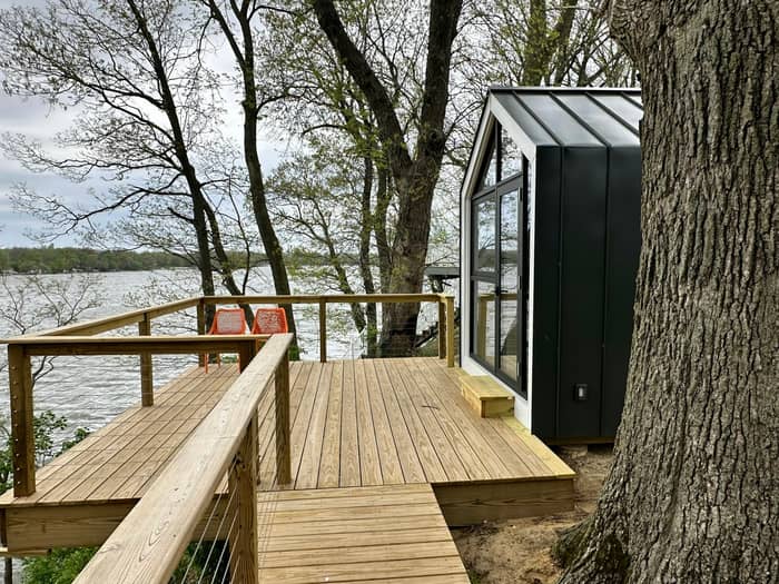 Who opens the cottage earlier than the May long weekend? It's a smidge chilly but nothing beats a view like this.

#CottageLife #SpringGetaway #ChillyDays #ScenicViews #OutdoorAdventures #WeekendEscape #lakelife