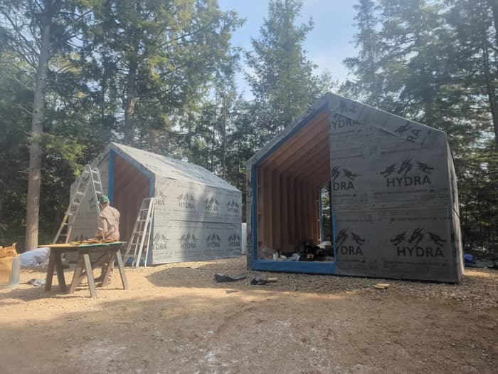 We love beautiful pictures but sometimes it's important to acknowledge the journey.

We've had a busy year building mostly in Southern Ontario. Working to get these projects shot so you can see how our clients use their Bunkie.

Enjoy the #bunkiewip #monarchbunkie #aspenbunkie #Vosbunkie #digitalprefab #thebunkie