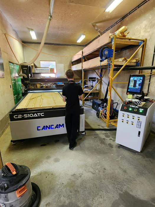 Meet the next generation of Bunkie builders 
Seth and Rhys Bare spent the summer in the shop learning the craft, from CNC programming to fine-tuning finishes.

For them, it's more than a job. It's a lesson in care, detail, and family pride.

#TheBunkieCo #FamilyBusiness #NextGenMakers #Craftsmanship #MadeInCanada #digitalfabrication