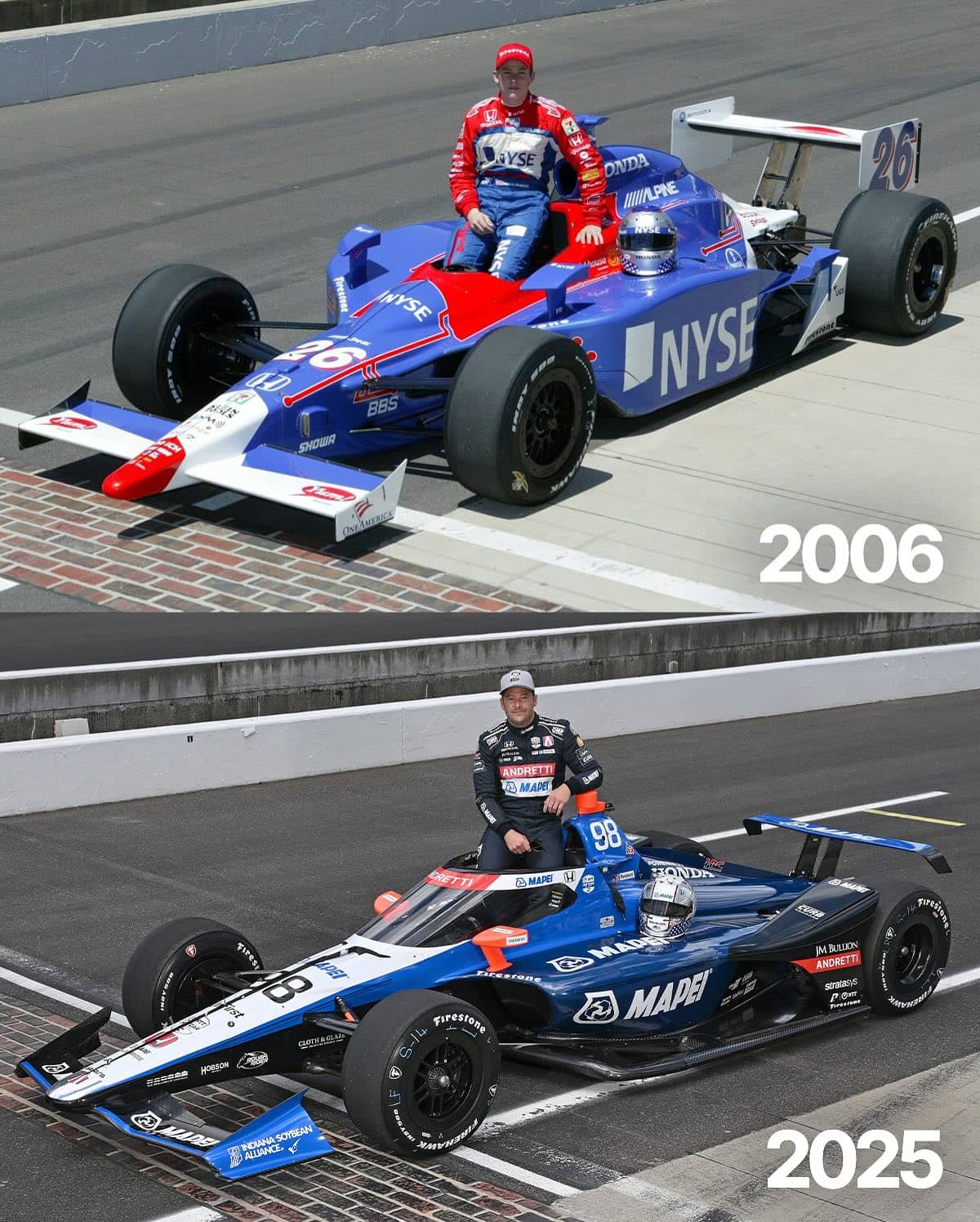 An Instagram post for INDY NXT