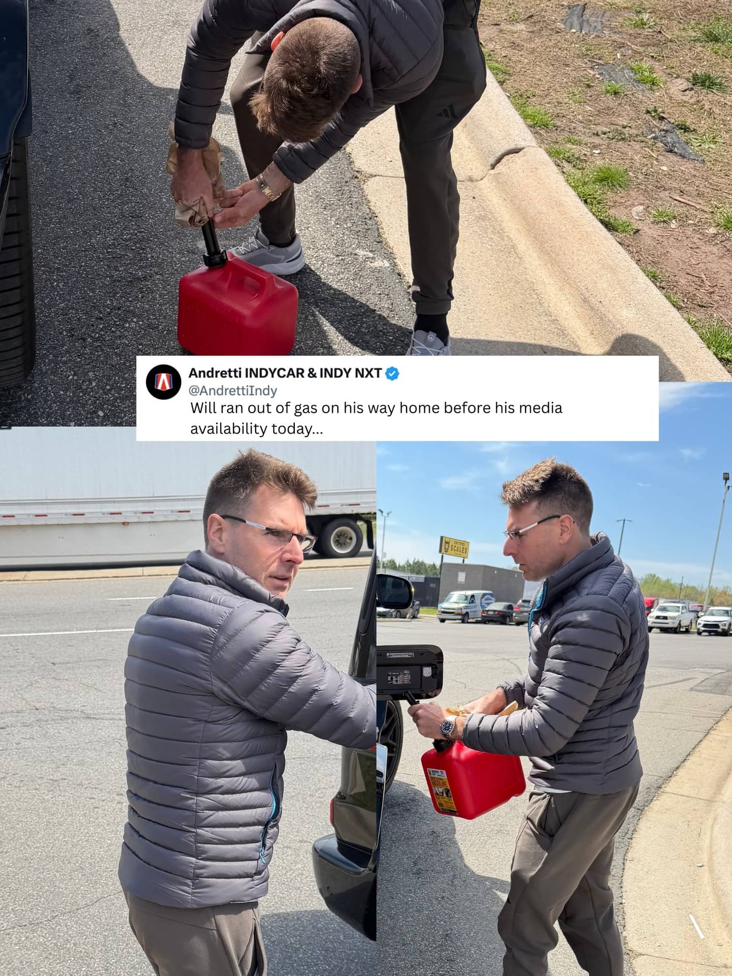 An Instagram post for INDYCAR