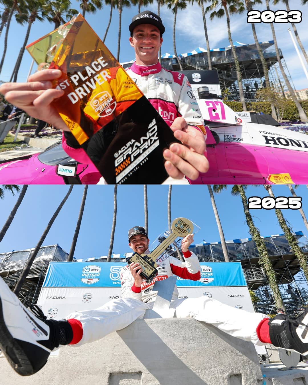 An Instagram post for INDYCAR