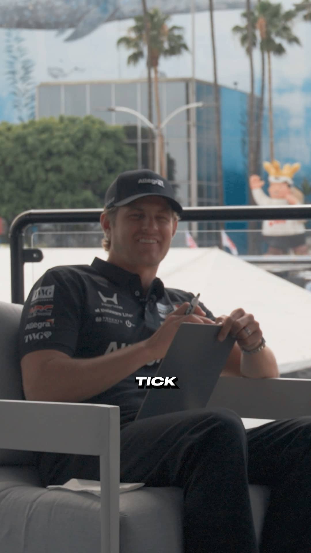 An Instagram post for INDYCAR