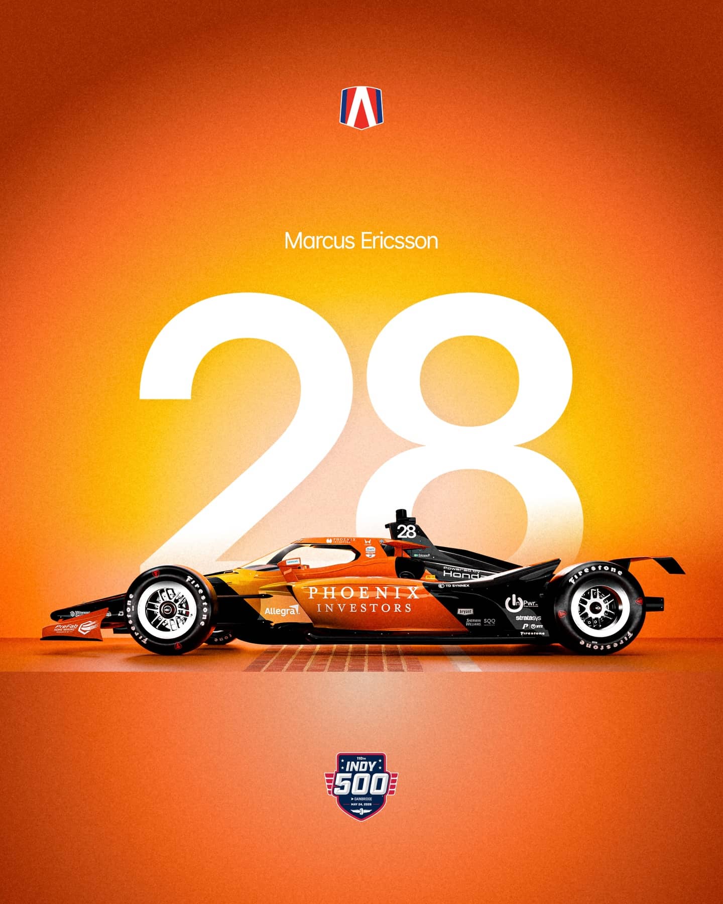 An Instagram post for INDYCAR