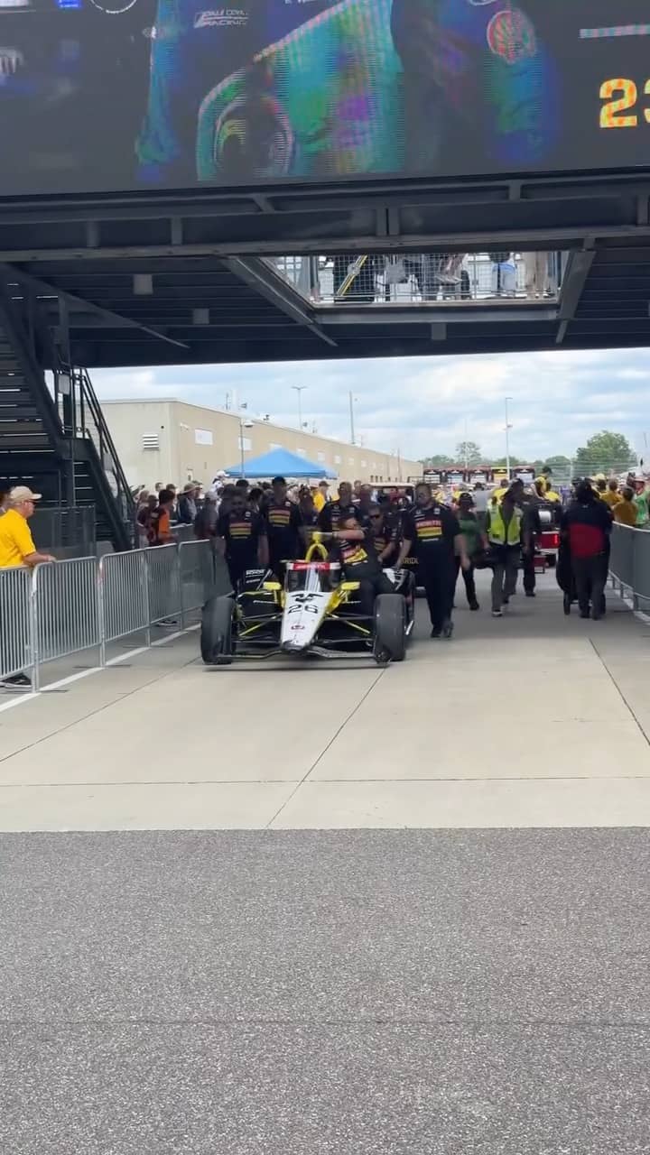 An Instagram post for INDYCAR
