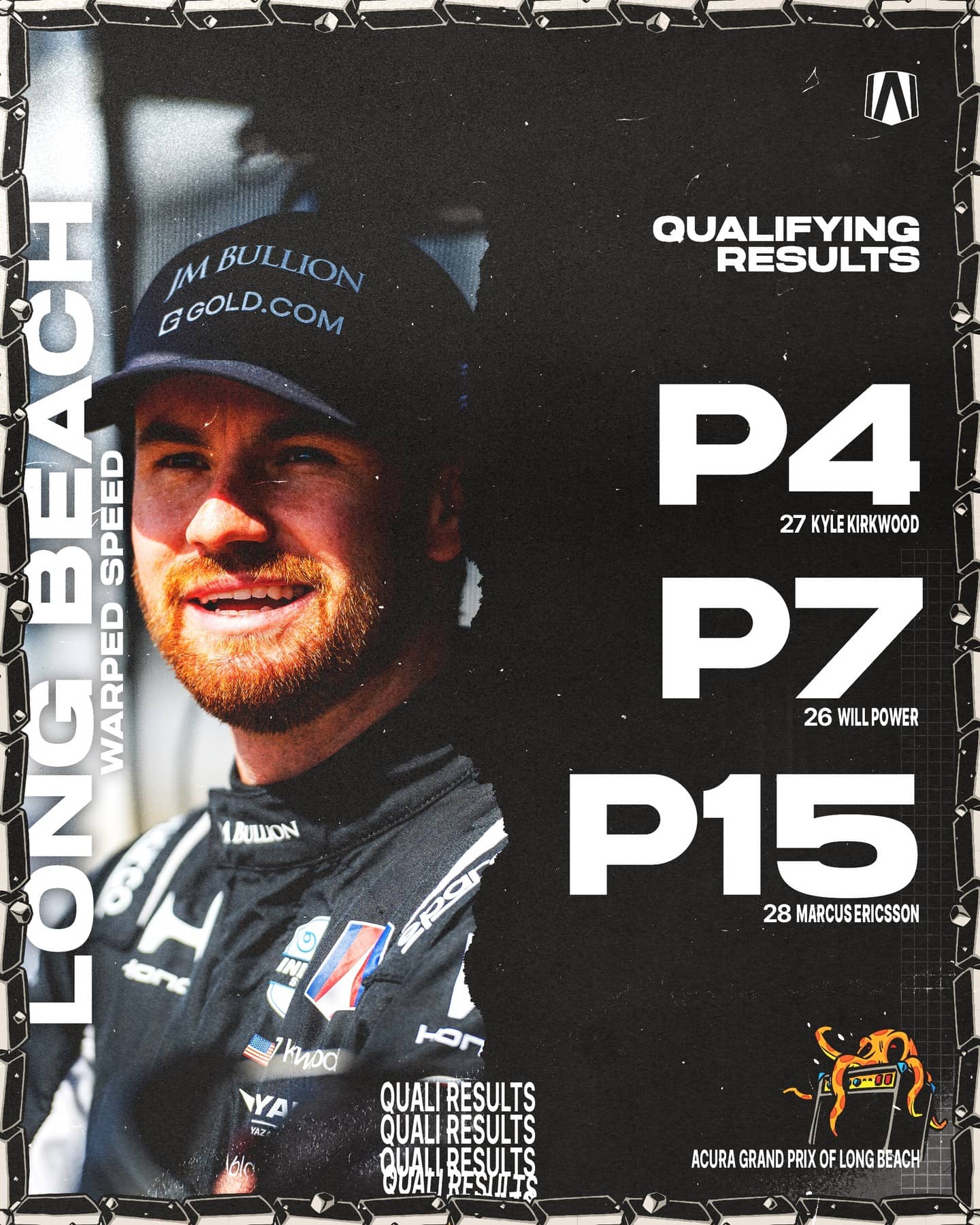 An Instagram post for INDY NXT