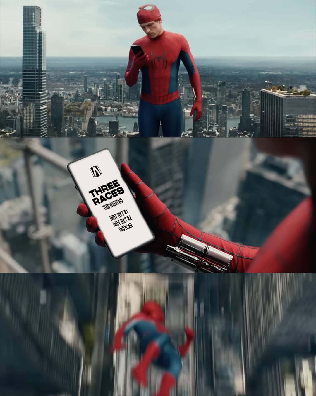 An Instagram post for INDYCAR