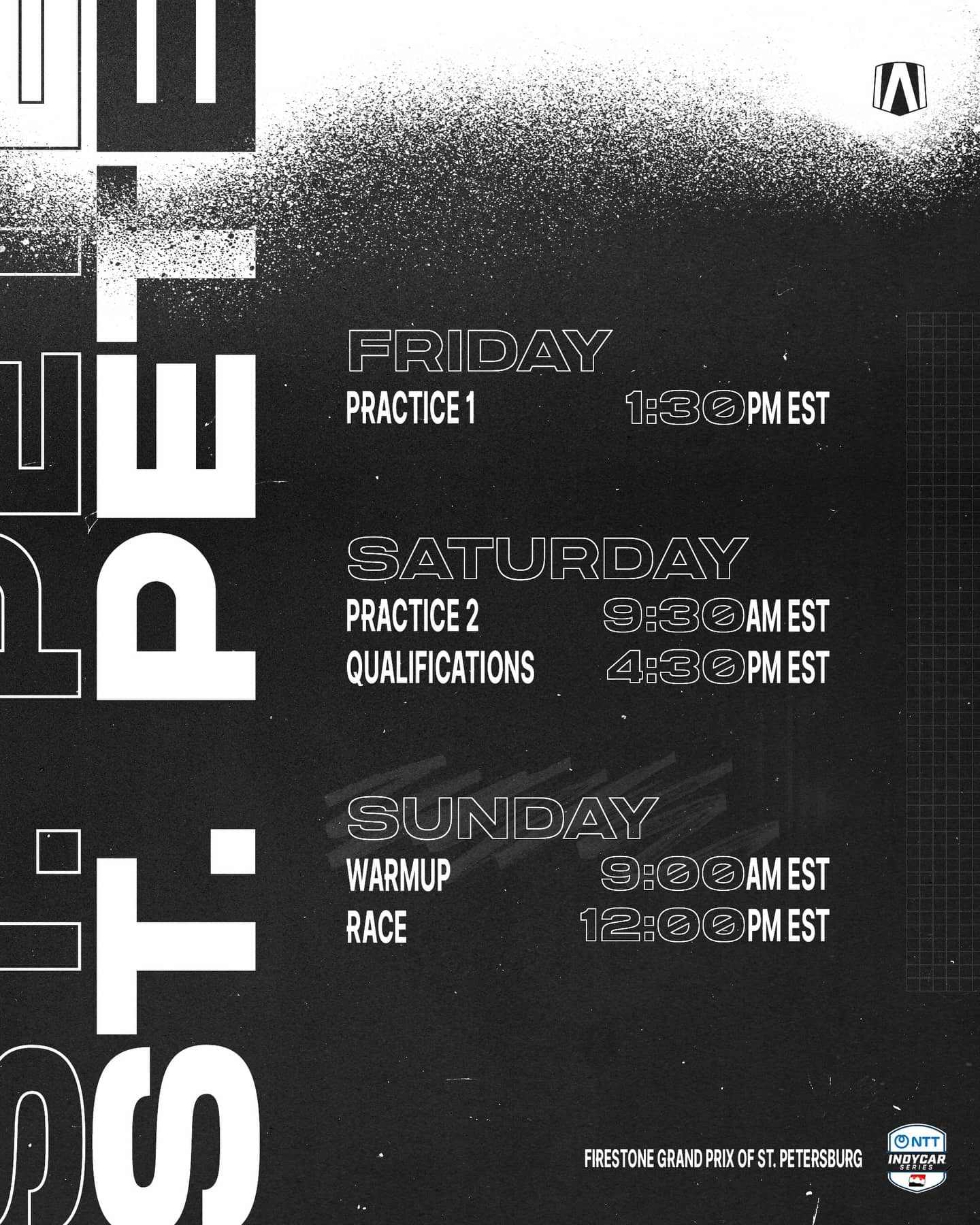 An Instagram post for INDYCAR