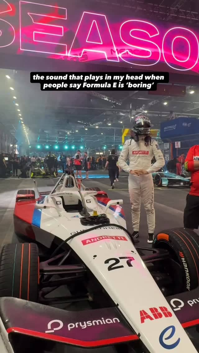 An Instagram post for Formula E