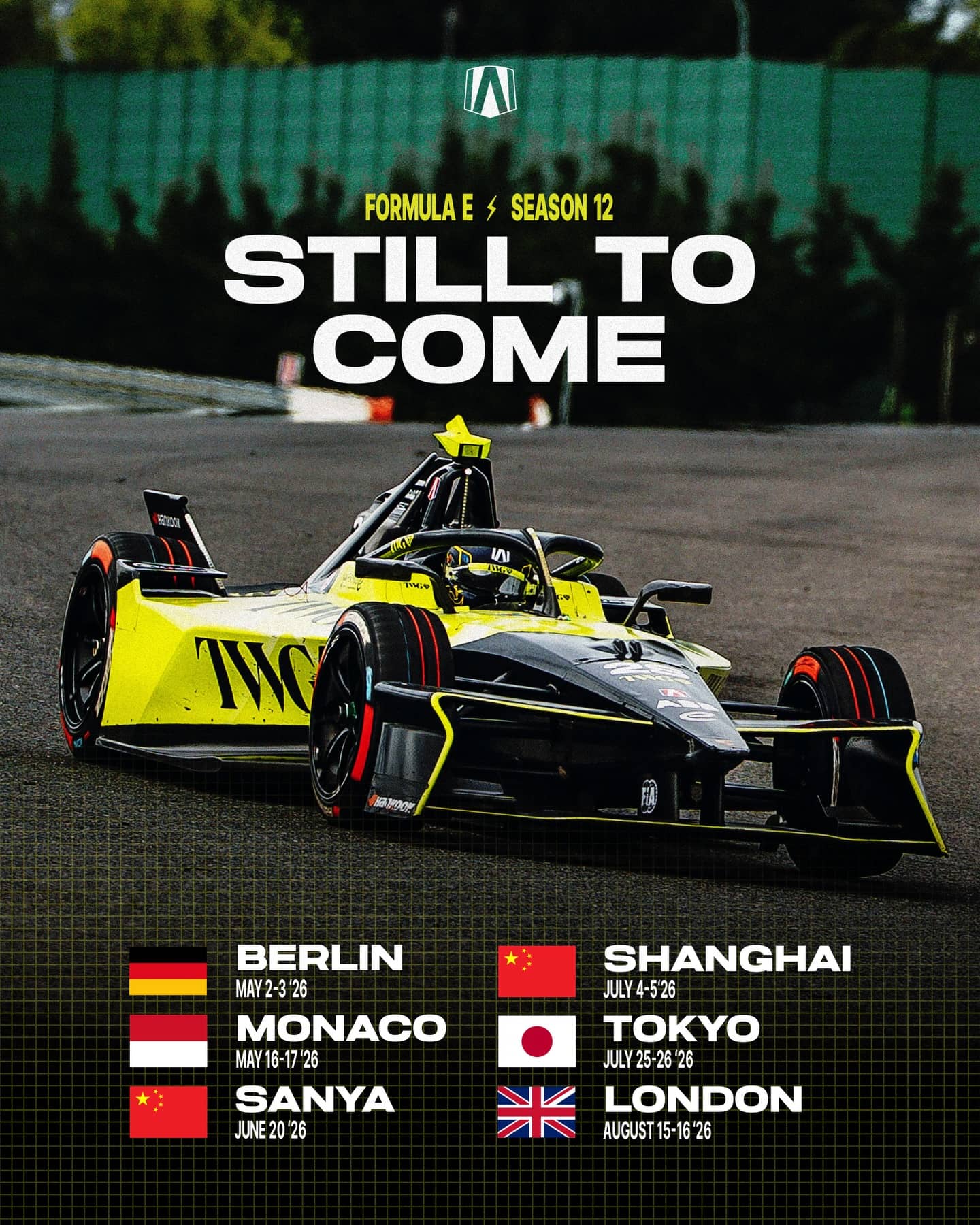 An Instagram post for FORMULA E