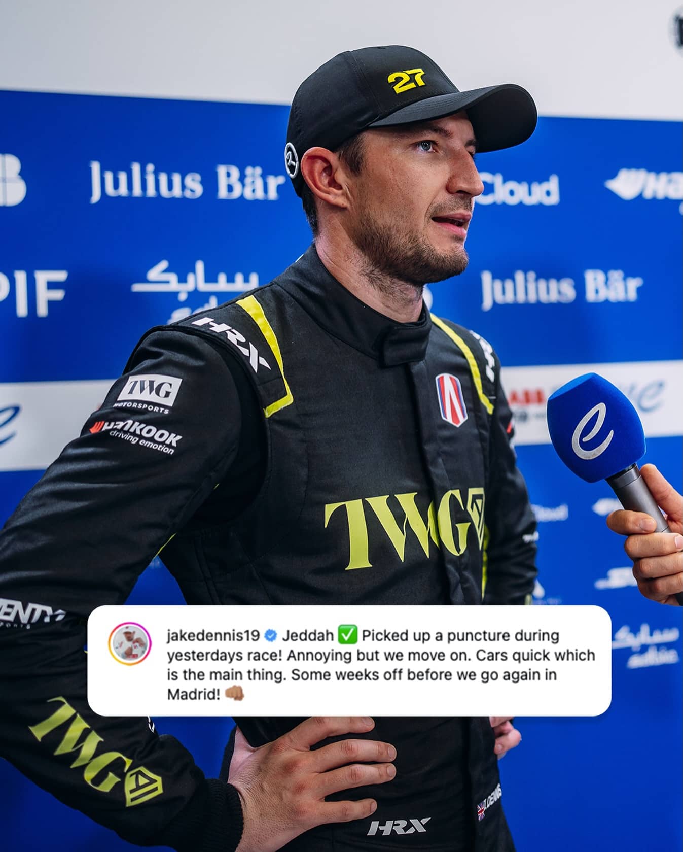 An Instagram post for FORMULA E
